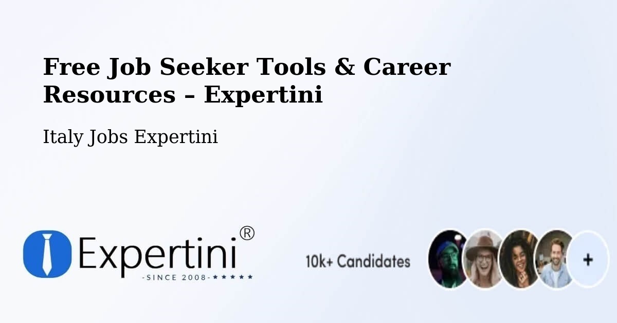 Free Job Seeker Tools & Career Resources – Mozzecane - Mozzecane, Italy Jobs Expertini